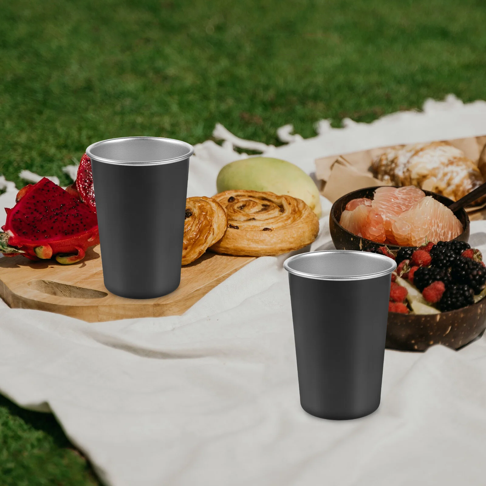 2 Pcs Coffee Cup Stainless Steel Glasses Practical Water Fold Multi-function Camping Tea Mug Cups
2 Pcs Coffee Cup Stainless Steel Glasses Practical Water Fold Multi-function Camping Tea Mug Cups