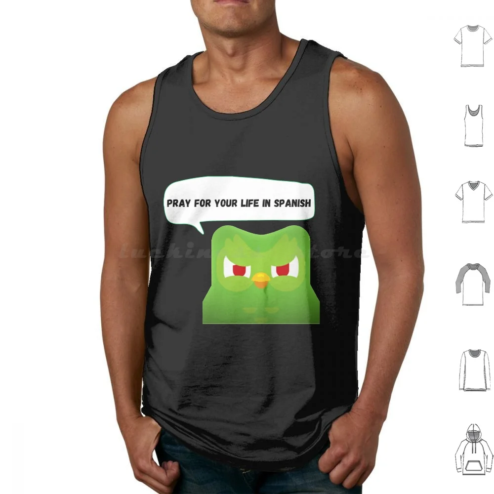 Duolingo Owl Tank Tops Vest Sleeveless Duolingo Spanish Language Meme Owl Duolingo Owl French Bird Duolingo Bird German
Duolingo Owl Tank Tops Vest Sleeveless Duolingo Spanish Language Meme Owl Duolingo Owl French Bird Duolingo Bird German