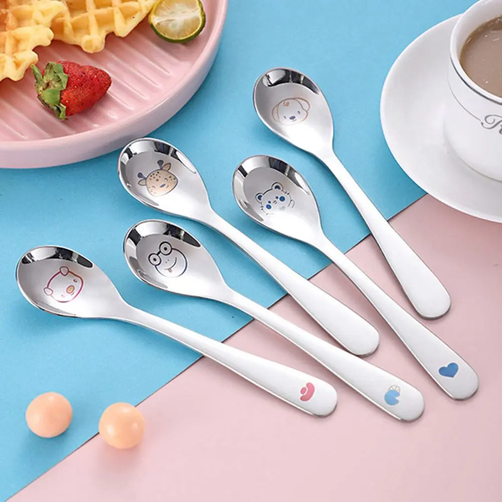 Cute Cartoon Children Spoon Stainless Steel Creative Baby Utensil Coffee Tea Dessert Tableware Kids Learning Dinnerware Spoon
Cute Cartoon Children Spoon Stainless Steel Creative Baby Utensil Coffee Tea Dessert Tableware Kids Learning Dinnerware Spoon