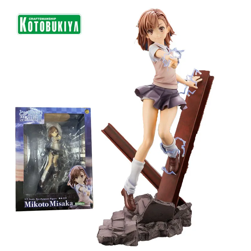 Original Genuine Stock 1/7 Kotobukiya Mikoto Misaka Toaru Majutsu No Index III PVC Figure Anime Model Toys Collection Gift 27CM
Original Genuine Stock 1/7 Kotobukiya Mikoto Misaka Toaru Majutsu No Index III PVC Figure Anime Model Toys Collection Gift 27CM