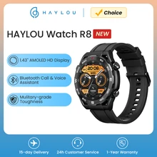HAYLOU Watch R8 Smartwatch 1.43 AMOLED Display Smart Watch Bluetooth Phone Call Mulitary-grade Toughness Smart Watches for Men