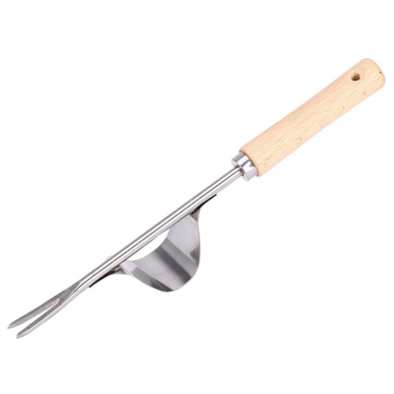 Wood Handle Stainless Steel Garden Weeder Hand Weeding Removal Cutter Dandelion Puller Tools Multifunction Weeder
Wood Handle Stainless Steel Garden Weeder Hand Weeding Removal Cutter Dandelion Puller Tools Multifunction Weeder