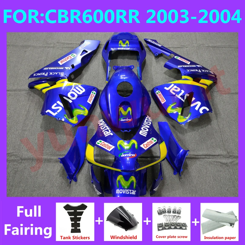 New ABS Motorcycle Whole Fairings Kit for CBR600RR F5 2003 2004 CBR600 RR CBR 600RR 03 04 Bodywork full fairing set blue yellow
New ABS Motorcycle Whole Fairings Kit for CBR600RR F5 2003 2004 CBR600 RR CBR 600RR 03 04 Bodywork full fairing set blue yellow