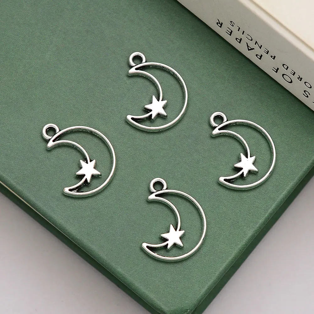 50 шт./партия-13x19 мм посеребренные подвески в виде Луны в античном стиле, звезды, Подвески для изготовления ювелирных изделий, материалы для рукоделия, брелок, браслет, изделия оптом
50 шт./партия-13x19 мм посеребренные подвески в виде Луны в античном стиле, звезды, Подвески для изготовления ювелирных изделий, материалы для рукоделия, брелок, браслет, изделия оптом