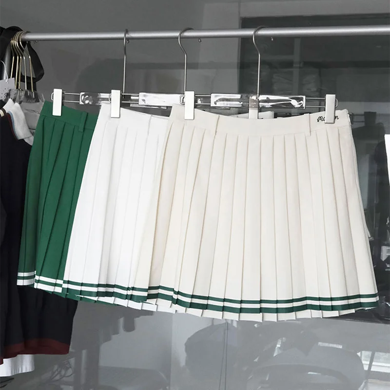 Golf Women's Short Skirt Fashion Green Temperament Elegant Half Skirt Tennis Slim Peated Skirt
Golf Women's Short Skirt Fashion Green Temperament Elegant Half Skirt Tennis Slim Peated Skirt