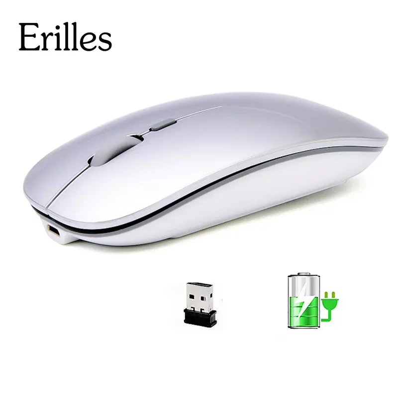 Rechargeable Optical Wireless Mouse Slient Button Ultra Thin Mini Optical Ultrathin USB 2.4G Mice for Computer Laptop Computer
Rechargeable Optical Wireless Mouse Slient Button Ultra Thin Mini Optical Ultrathin USB 2.4G Mice for Computer Laptop Computer