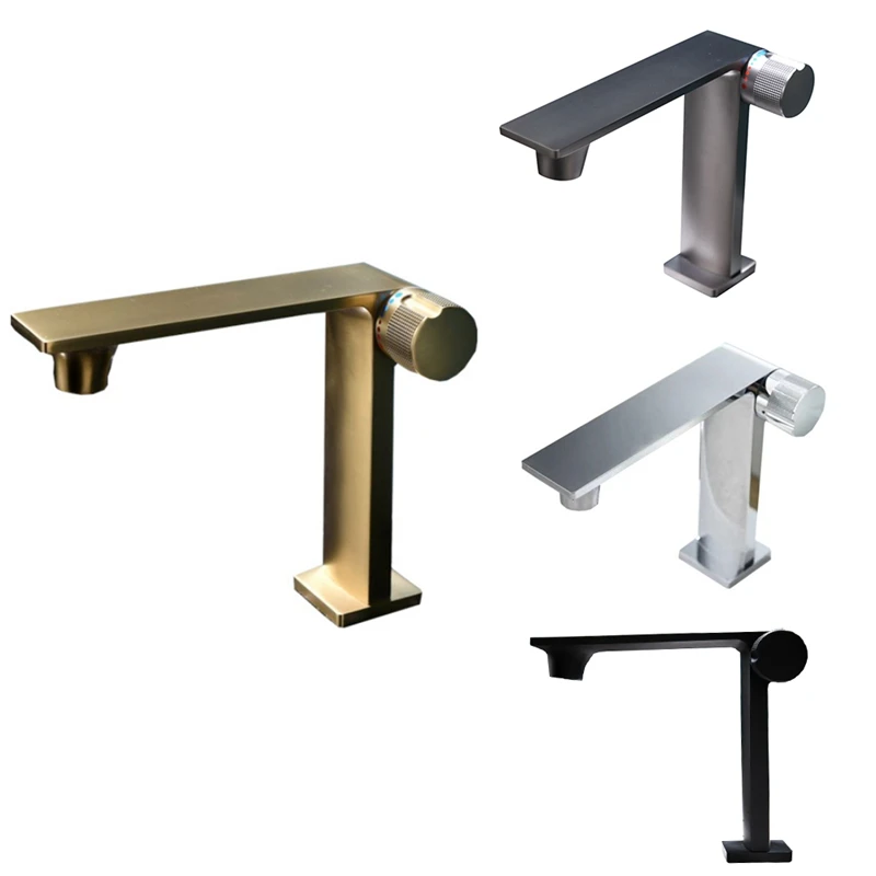 Faucet Bathroom Sink Faucets Hot Cold Water Mixer Crane Deck Mounted Single Hole Bath Tap Copper Wash Basin Faucet
Faucet Bathroom Sink Faucets Hot Cold Water Mixer Crane Deck Mounted Single Hole Bath Tap Copper Wash Basin Faucet