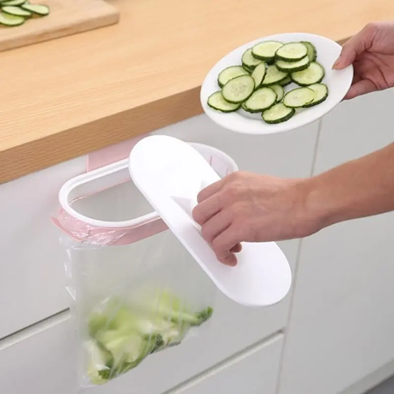 Garbage Bag Holder Kitchen Cabinet Door Basket Hanging Trash Can Waste Bin Garbage Rack Tool Storage Holder Kitchen Organizer
Garbage Bag Holder Kitchen Cabinet Door Basket Hanging Trash Can Waste Bin Garbage Rack Tool Storage Holder Kitchen Organizer