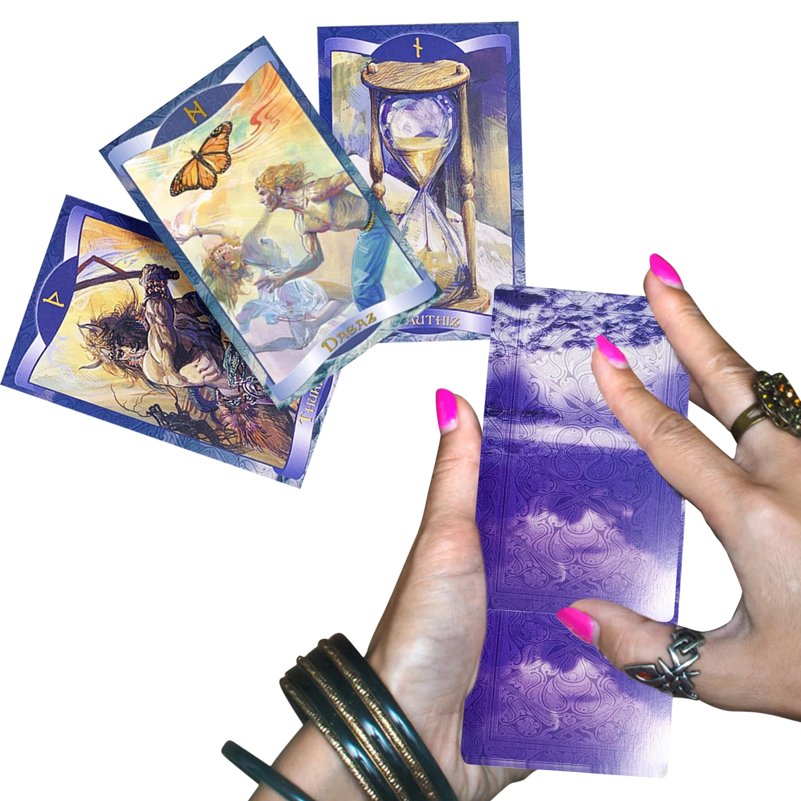 Runes Tarot Deck Oracle Cards Psychic Card English Version Fortune Telling Divination Tarot Card Family Party Leisure Board Game
Runes Tarot Deck Oracle Cards Psychic Card English Version Fortune Telling Divination Tarot Card Family Party Leisure Board Game