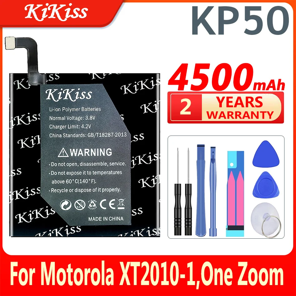 KiKiss 4500mAh KP50 for Motorola XT2010-1, Moto One Zoom, Moto One Zoom Global High Capacity Batteries Batterie Bateria + Tools
KiKiss 4500mAh KP50 for Motorola XT2010-1, Moto One Zoom, Moto One Zoom Global High Capacity Batteries Batterie Bateria + Tools