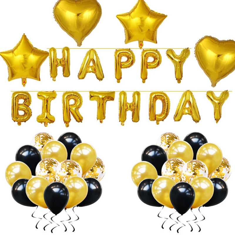 45pcs Happy Birthday Banner Balloon Set Latex Sequin Balloons Aluminum Film Letter Birthday Party /Baby Shower Decoration
45pcs Happy Birthday Banner Balloon Set Latex Sequin Balloons Aluminum Film Letter Birthday Party /Baby Shower Decoration