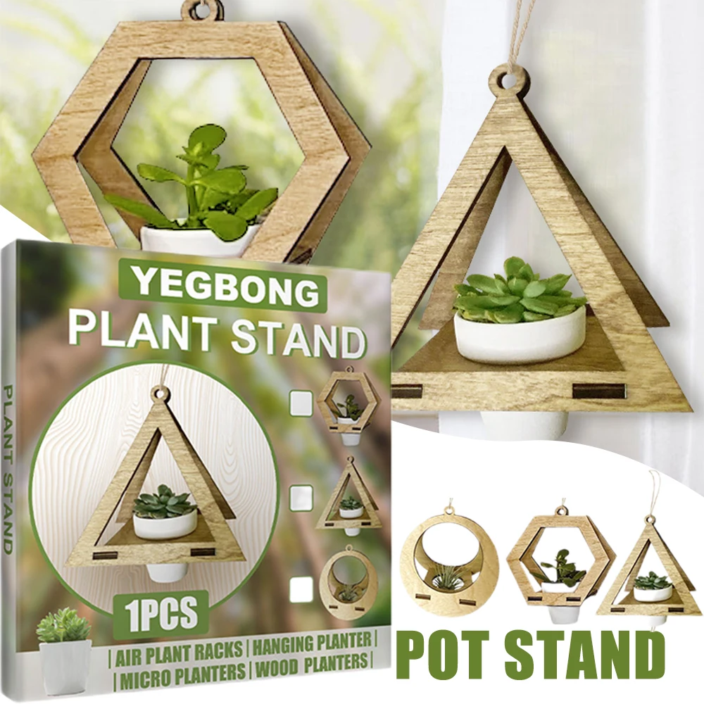 Hanging Plant Hanger Wall Hanging Planter Basket Flower Pot Holder Wooden Wall Decor Geometric Plant Hanger AA
Hanging Plant Hanger Wall Hanging Planter Basket Flower Pot Holder Wooden Wall Decor Geometric Plant Hanger AA