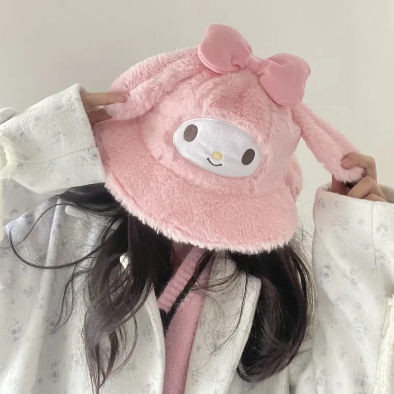 Kawaii Sanrio Anime Kuromi My Melody Cinnamoroll Cute Cartoon Bucket Hat Keep Warm All Match Plush Hat Girly Heart
Kawaii Sanrio Anime Kuromi My Melody Cinnamoroll Cute Cartoon Bucket Hat Keep Warm All Match Plush Hat Girly Heart