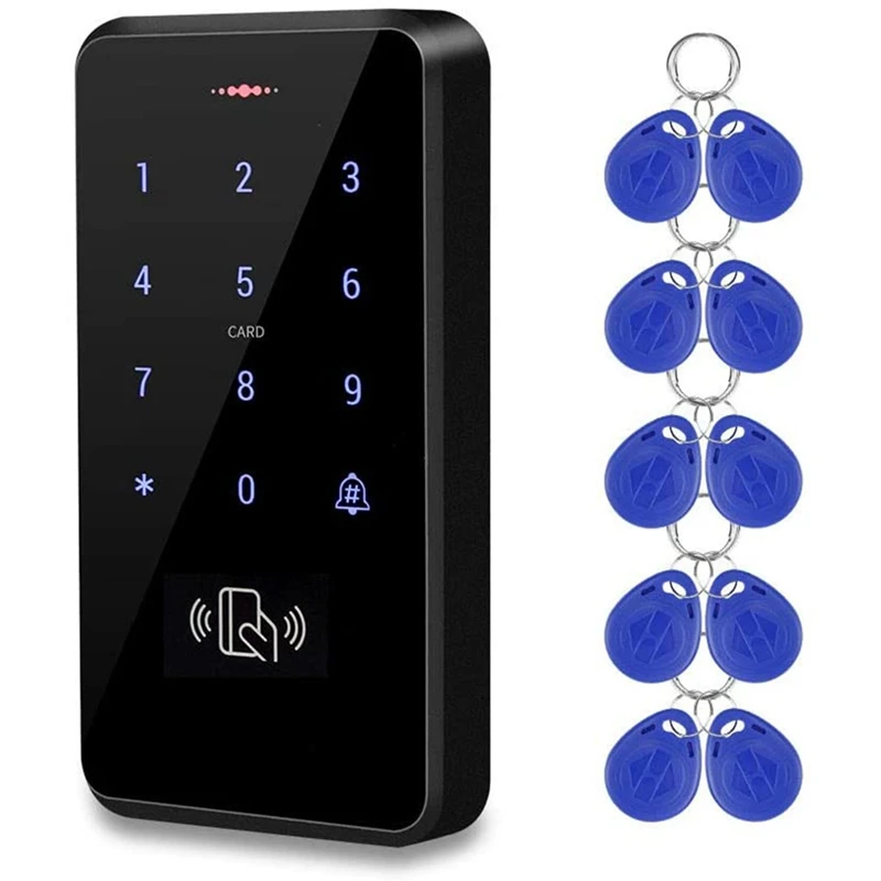 IP68 Waterproof RFID Card Door Access Backlight Keyboard 3000 User 125Khz Card Tokens Tamper-Alarm Outdoor Use
IP68 Waterproof RFID Card Door Access Backlight Keyboard 3000 User 125Khz Card Tokens Tamper-Alarm Outdoor Use