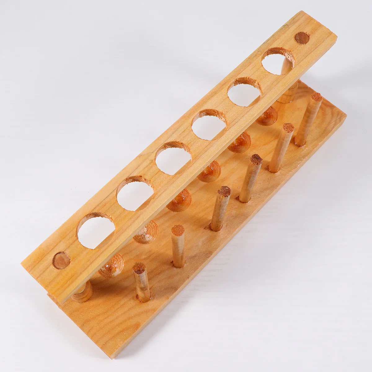 6- Slot Test Tube Rack, Wooden Test Tube Rack Holder, Test Tube Rack with 6 Drying, Test Tube Storage Organization Stand, Pipe
6- Slot Test Tube Rack, Wooden Test Tube Rack Holder, Test Tube Rack with 6 Drying, Test Tube Storage Organization Stand, Pipe