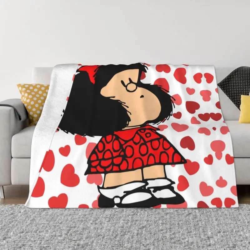 Mafalda Thinking Blanket 3D Printed Soft Flannel Fleece Comic Cartoon Throw Blankets for Office Bed Couch Bedspreads Warm Quino
Mafalda Thinking Blanket 3D Printed Soft Flannel Fleece Comic Cartoon Throw Blankets for Office Bed Couch Bedspreads Warm Quino