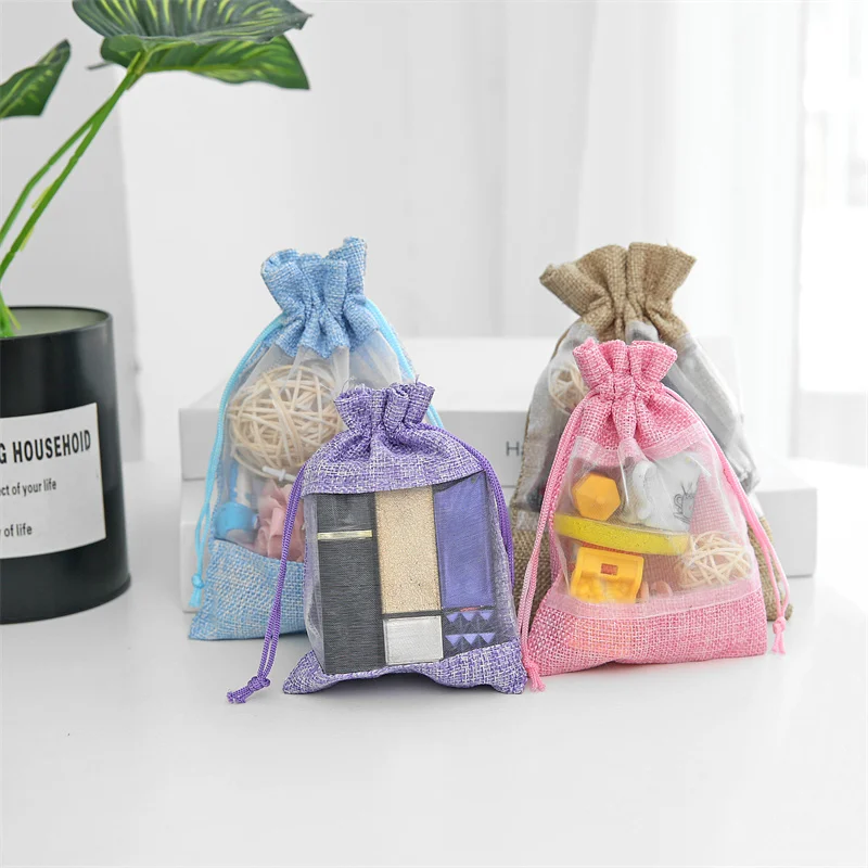 4Pcs/Lot Linen Pocket Jute Candy Gift Bag Drawstring Pouch Wedding Christmas Jewelry Toys Cosmetics Display Packaging Bags
4Pcs/Lot Linen Pocket Jute Candy Gift Bag Drawstring Pouch Wedding Christmas Jewelry Toys Cosmetics Display Packaging Bags