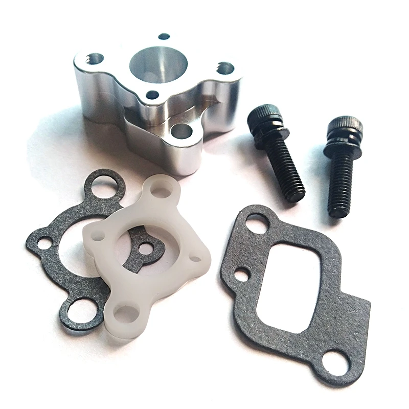 CNC Intake Manifold Set for 23-30.5Cc Gas Engine Zenoah Cy Hpi Baja 5B 5T 5Sc Losi 5Ive-T Rovan King Motor 
CNC Intake Manifold Set for 23-30.5Cc Gas Engine Zenoah Cy Hpi Baja 5B 5T 5Sc Losi 5Ive-T Rovan King Motor
