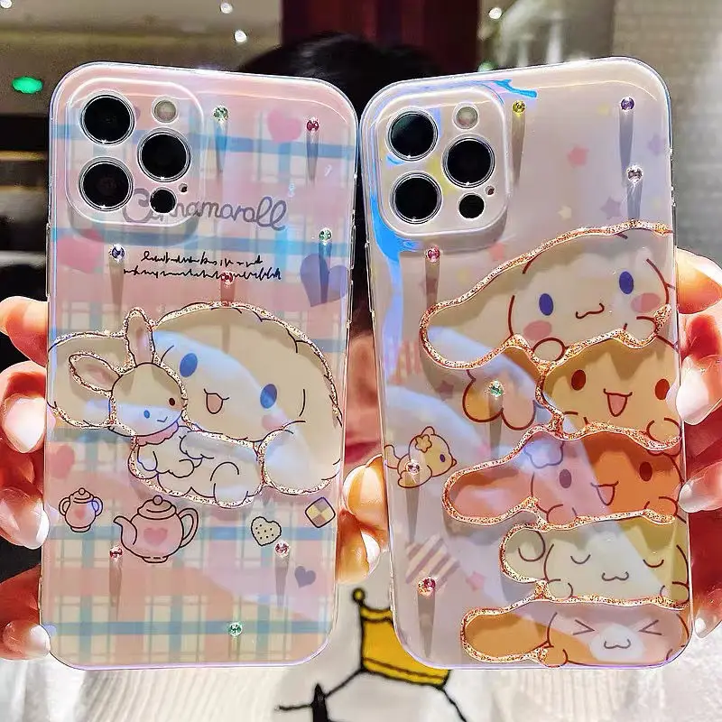 Hello Kitty Cinnamoroll Soft Case for iPhone11 12 13 Pro Max X XS MAX XR Cartoon 3D Embossed Plaid Diamond Silicone Back Cover
Hello Kitty Cinnamoroll Soft Case for iPhone11 12 13 Pro Max X XS MAX XR Cartoon 3D Embossed Plaid Diamond Silicone Back Cover