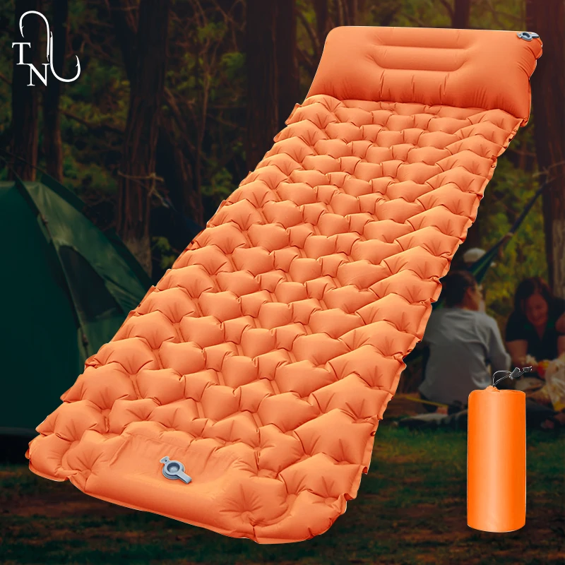 TN SF01 Outdoor Camping Sleeping Mat Inflatable Mattress with Pillow Sleeping Mat Water Proof Built-in Inflator Pump Moisture
TN SF01 Outdoor Camping Sleeping Mat Inflatable Mattress with Pillow Sleeping Mat Water Proof Built-in Inflator Pump Moisture