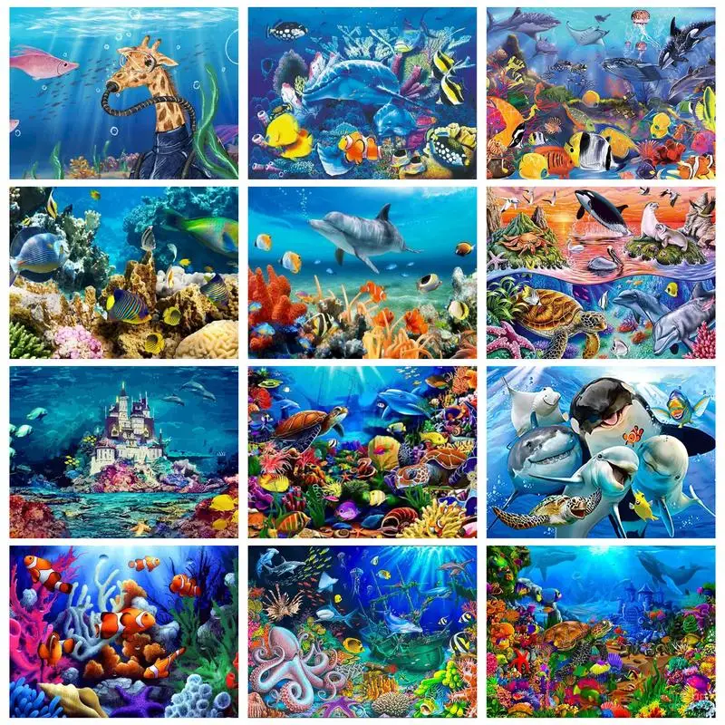 RUOPOTY Acrylic Paint By Numbers Horse Oil Painting By Numbers Sea Animals Frameless DIY Gift Home Decor Canvas Painting
RUOPOTY Acrylic Paint By Numbers Horse Oil Painting By Numbers Sea Animals Frameless DIY Gift Home Decor Canvas Painting