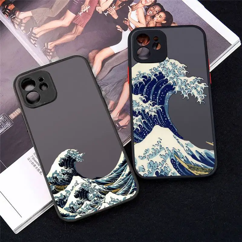 The Big Wave of kanagawa Phone Case matte transparent For iphone 7 8 11 12 13 plus mini x xs xr pro max cover
The Big Wave of kanagawa Phone Case matte transparent For iphone 7 8 11 12 13 plus mini x xs xr pro max cover