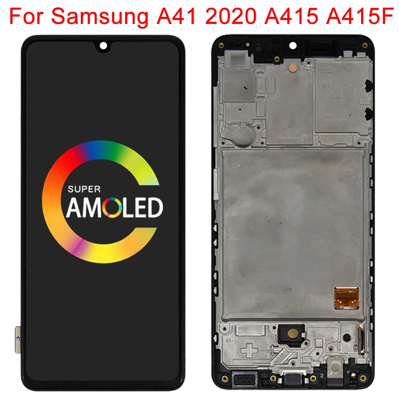 New Original For Samsung Galaxy A41 2020 A415F LCD Display With Frame Touch Screen 6.1" SM-A415F/DSN Display Panel Digitizer
New Original For Samsung Galaxy A41 2020 A415F LCD Display With Frame Touch Screen 6.1" SM-A415F/DSN Display Panel Digitizer