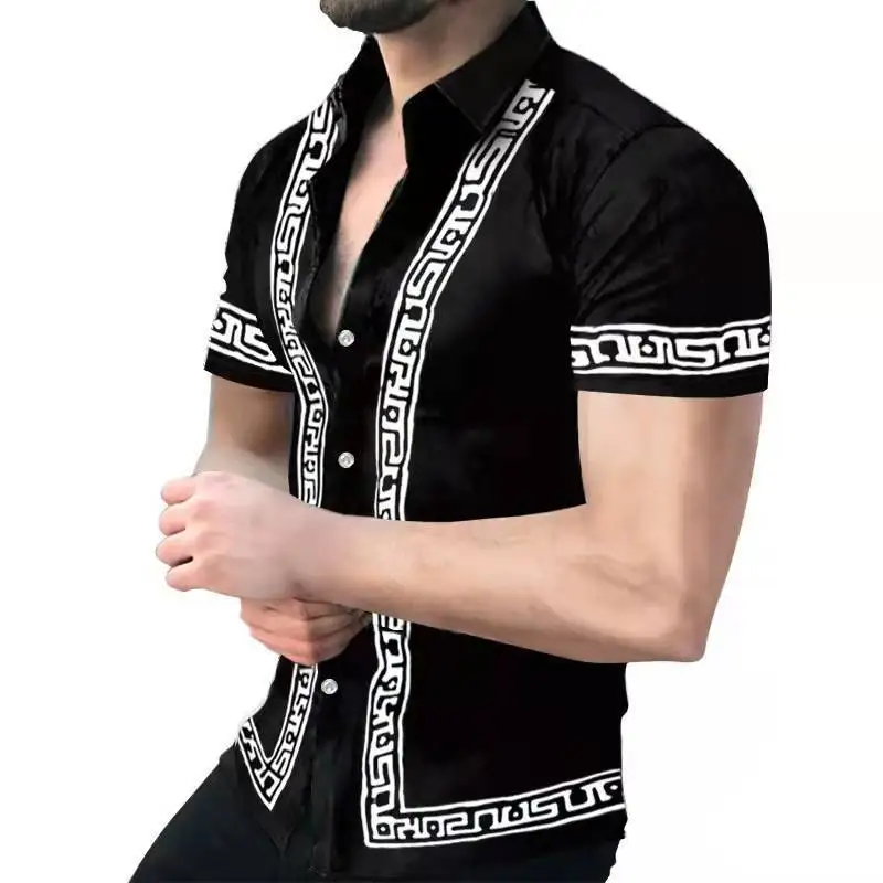 Fashion Nation Style Summer Man's Shirt 3D Printing Lapel Collar Single-Breasted Short Sleeve Loose Hawaiian Henley Casual Shirt
Fashion Nation Style Summer Man's Shirt 3D Printing Lapel Collar Single-Breasted Short Sleeve Loose Hawaiian Henley Casual Shirt
