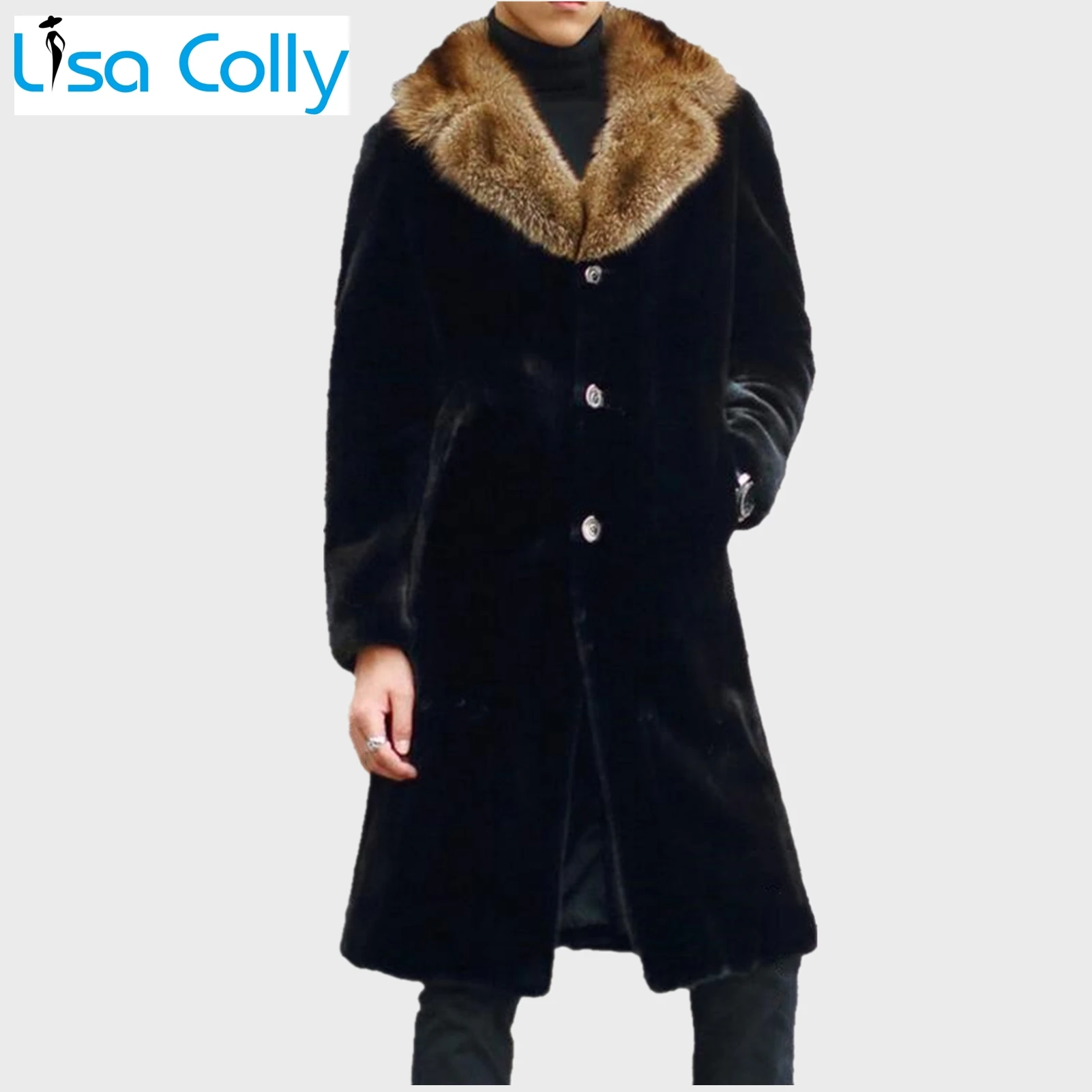 Men's Winter Fluffy Long Sleeve Faux Fur Coat Jacket Luxury Outerwear Thicken Warm Overcoat Soft Outwear
Men's Winter Fluffy Long Sleeve Faux Fur Coat Jacket Luxury Outerwear Thicken Warm Overcoat Soft Outwear