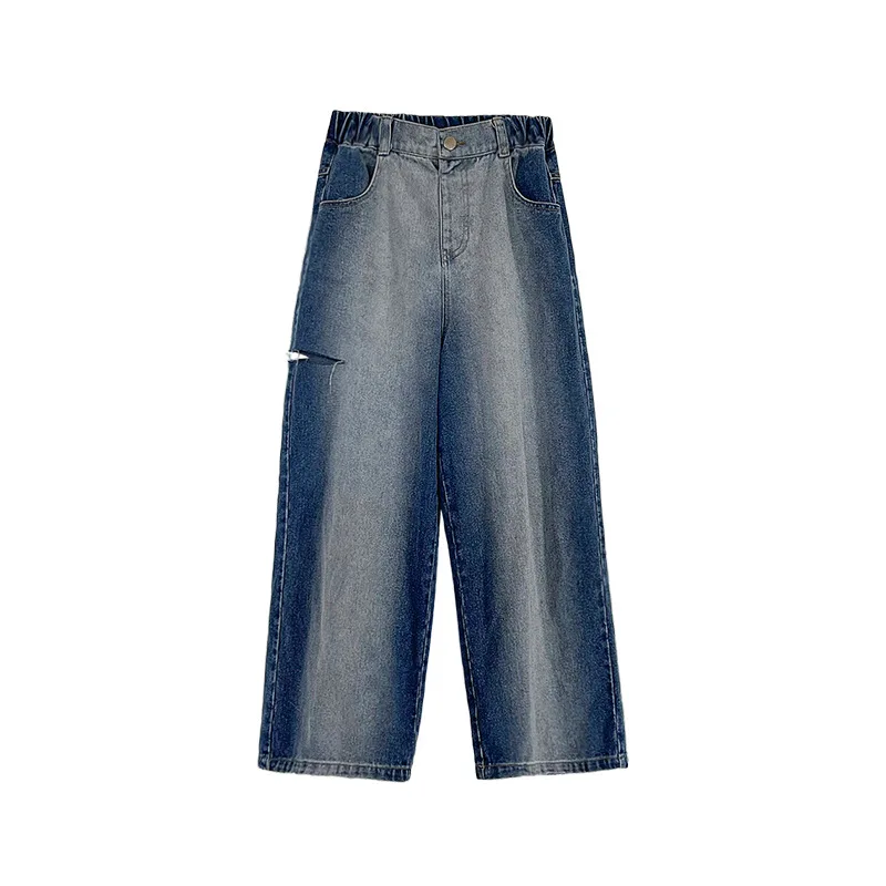 2022 Spring New Fashion Comfortable Casual Jeans Girls Straight Loose Jeans Kids Pants Fashion Clothes All-match Boutique
2022 Spring New Fashion Comfortable Casual Jeans Girls Straight Loose Jeans Kids Pants Fashion Clothes All-match Boutique