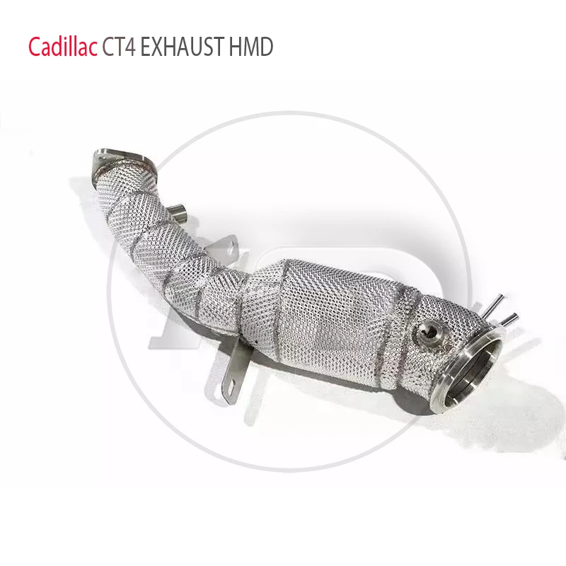 

HMD Exhaust System High Flow Performance Downpipe For Cadillac CT4 2.0T Auto Modification Header With Catalyst