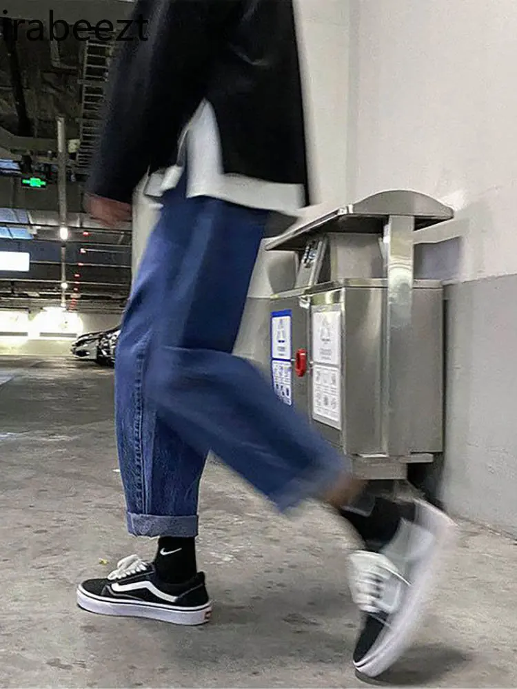 Irabeezt Long Jean for Men Elastic Waist Loose Straight Jeans Man Wide Leg Pants Autumn/winter Clothing Solid Wide Leg Trousers
Irabeezt Long Jean for Men Elastic Waist Loose Straight Jeans Man Wide Leg Pants Autumn/winter Clothing Solid Wide Leg Trousers