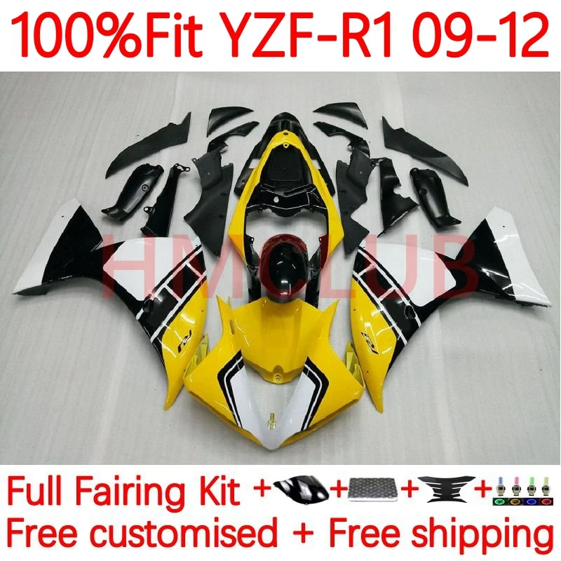 OEM Body For YAMAHA YZF-R1 YZF R1 R 1 1000 CC YZFR1 2009 2010 2011 2012 YZF1000 09 10 11 12 Injection Fairing 5No.6 Yellow white
OEM Body For YAMAHA YZF-R1 YZF R1 R 1 1000 CC YZFR1 2009 2010 2011 2012 YZF1000 09 10 11 12 Injection Fairing 5No.6 Yellow white