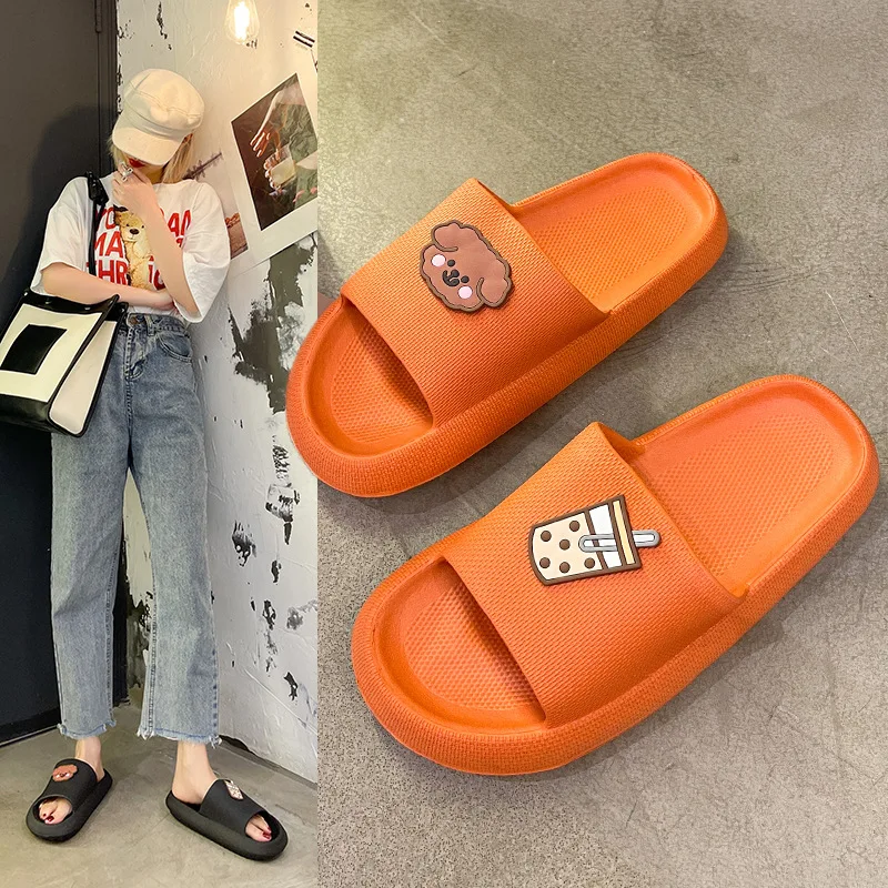 Home Cool Indoor Household Mute Couple Wear Bathroom Bath Slippers Thick Bottom Non-slip Women
Home Cool Indoor Household Mute Couple Wear Bathroom Bath Slippers Thick Bottom Non-slip Women