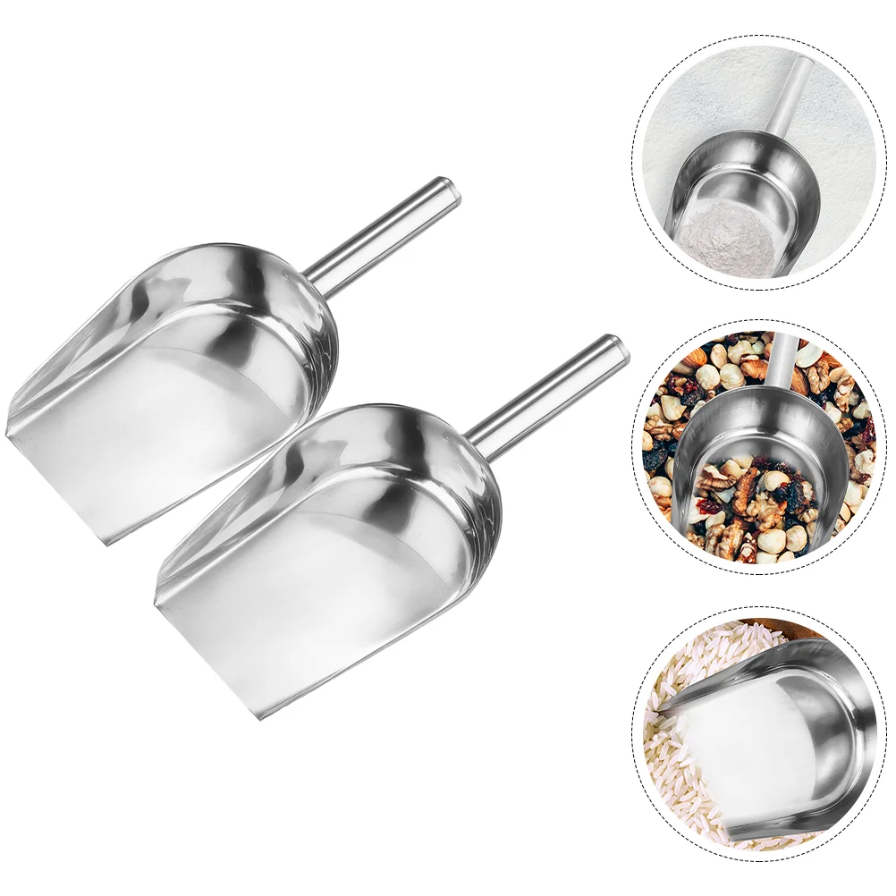 2pcs Ice Stainless Steel Grain Home Dried Stainless Steel Grain Scoop for Flour Grain Kitchen
2pcs Ice Stainless Steel Grain Home Dried Stainless Steel Grain Scoop for Flour Grain Kitchen