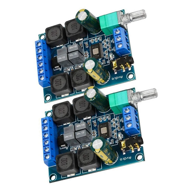 2 Pcs Digital Amplifier Board,TPA3116D2 Dual Channel Audio Stereo AMP High Power Digital Subwoofer Power Amplifier Board
2 Pcs Digital Amplifier Board,TPA3116D2 Dual Channel Audio Stereo AMP High Power Digital Subwoofer Power Amplifier Board