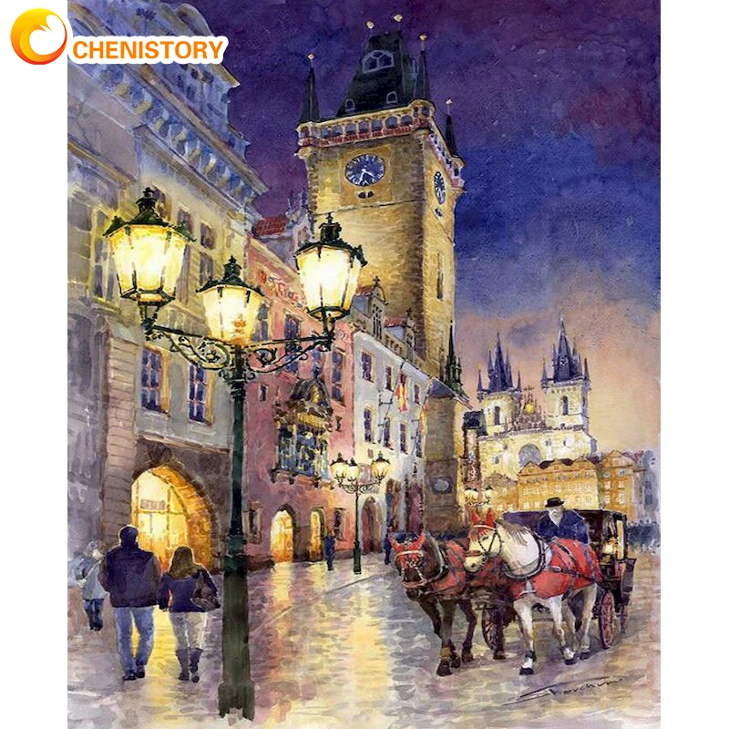 CHENISTORY Picture By Number Street Kits DIY Painting By Number Landscape Drawing On Canvas HandPainted Home Decoration Gift
CHENISTORY Picture By Number Street Kits DIY Painting By Number Landscape Drawing On Canvas HandPainted Home Decoration Gift