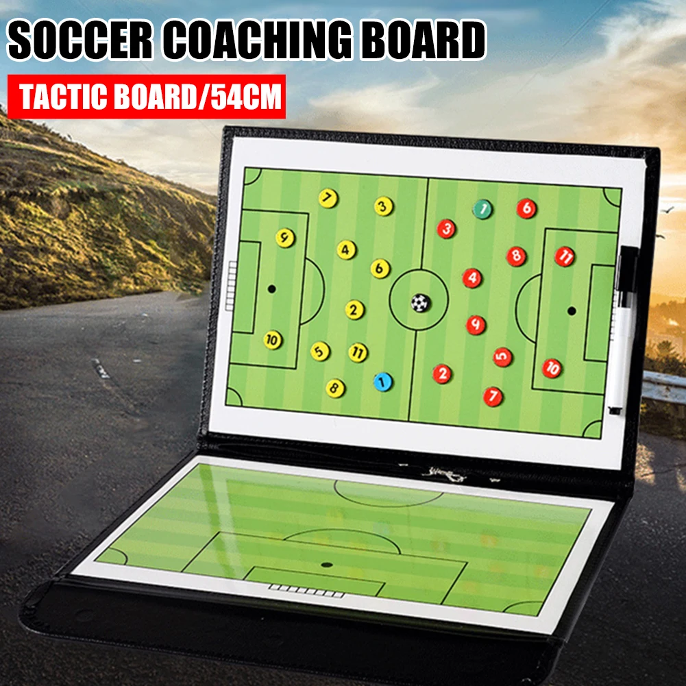 Football Game Coaching Board Tactical Coach Clipboard With Magnetic Marker Pen Double Sided Training Aid Coaching Tactic Board
Football Game Coaching Board Tactical Coach Clipboard With Magnetic Marker Pen Double Sided Training Aid Coaching Tactic Board