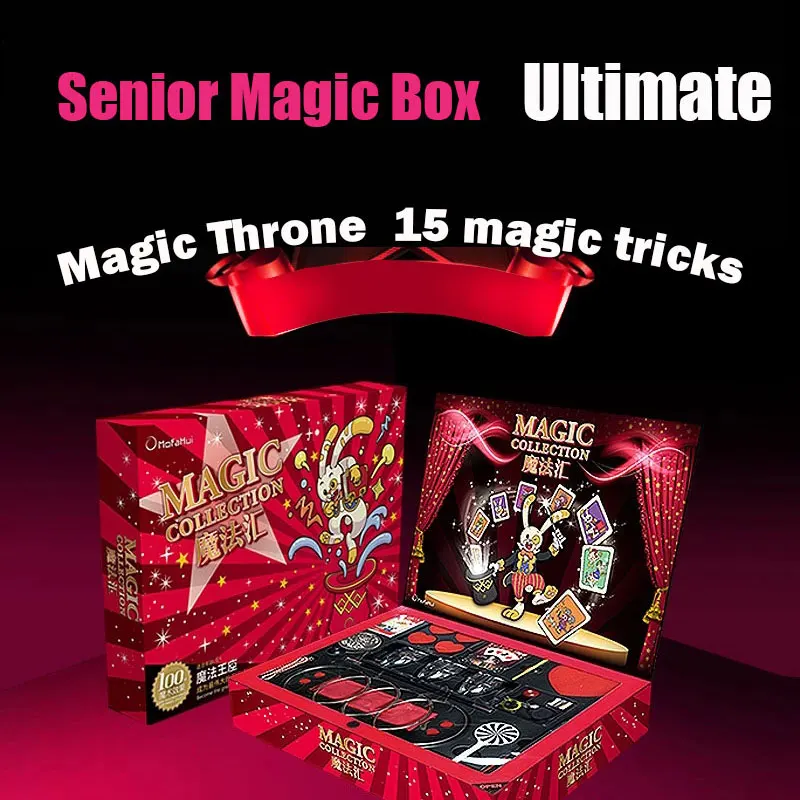 Magic Gift Box Senior Magic Ultimate Stage Perfor Puzzle Game Children And Adults Video Teach Easy To Learn 100 Sorts To Play
Magic Gift Box Senior Magic Ultimate Stage Perfor Puzzle Game Children And Adults Video Teach Easy To Learn 100 Sorts To Play