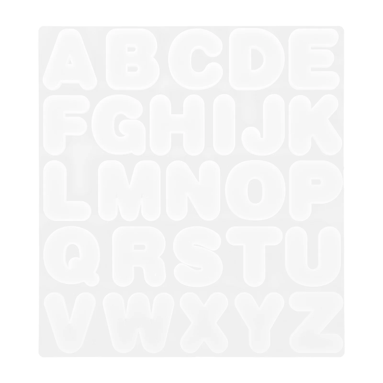 Creative Letters Silicone Mold Alphabet Mold for Keychain Pendant Crafts Making Mold
Creative Letters Silicone Mold Alphabet Mold for Keychain Pendant Crafts Making Mold