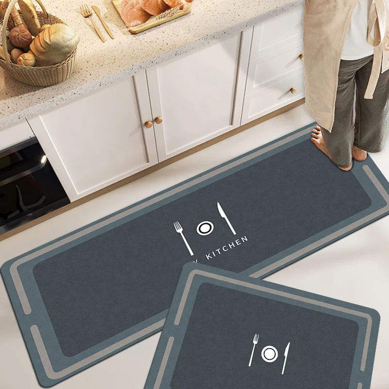 

Kitchen Mat Household Flooring Carpets Non-slip Washable Bathroom Entrance Doormat Bedroom Living Room Long Strip Area Rugs