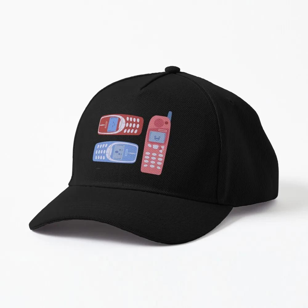 

Vintage Cellphone Reactions Cap Designed and sold bychobopop