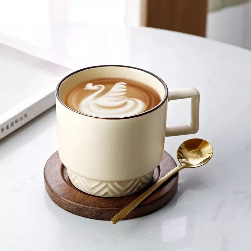 2023New Ceramic coffee Milk cup breakfast mug retro Japanese style female office with Nordic ins style with spoon tableware set
2023New Ceramic coffee Milk cup breakfast mug retro Japanese style female office with Nordic ins style with spoon tableware set