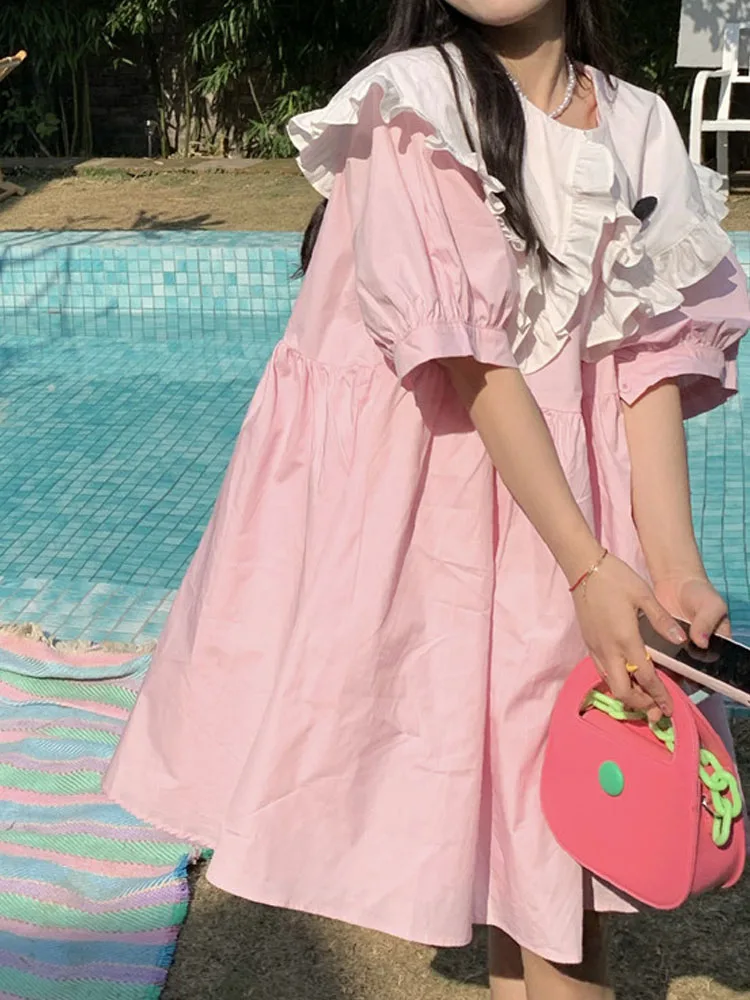 Милое летнее женское мини-платье контрастных цветов с воротником Питер Пэн милое платье принцессы женское платье с пышными рукавами для де...
Милое летнее женское мини-платье контрастных цветов с воротником Питер Пэн милое платье принцессы женское платье с пышными рукавами для де...