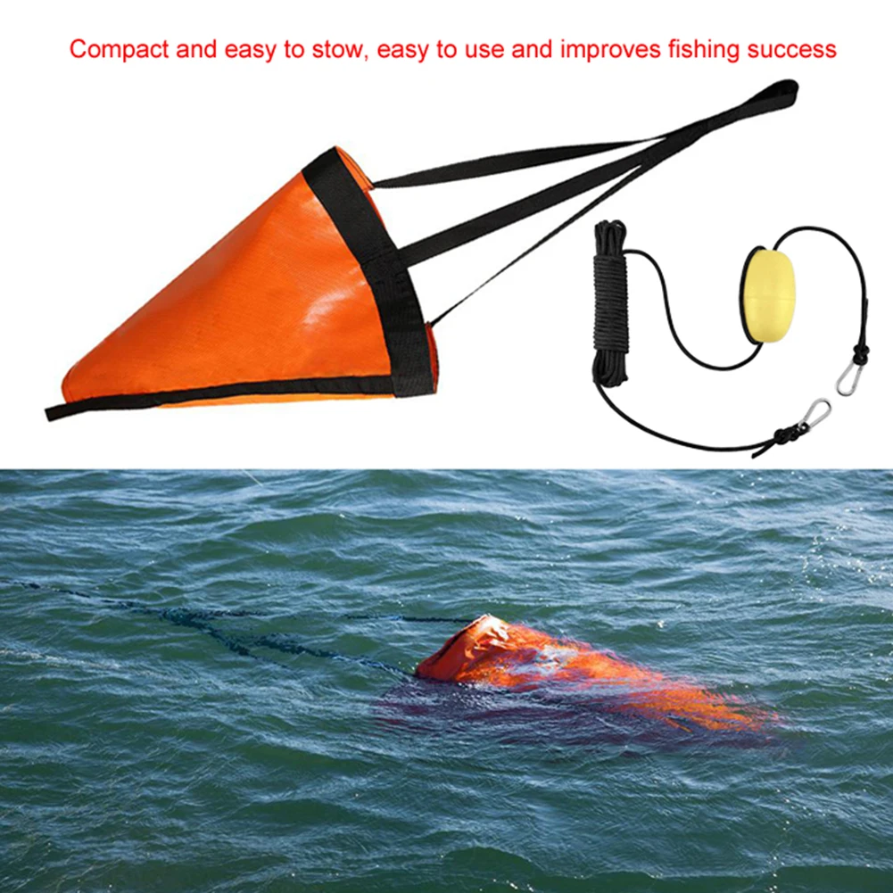 PVC Boat Anchor Drogue Set Drift Anchor Tow Rope Float Suits for Fishing Canoe Kayaking Rowing Boat Accessories
PVC Boat Anchor Drogue Set Drift Anchor Tow Rope Float Suits for Fishing Canoe Kayaking Rowing Boat Accessories