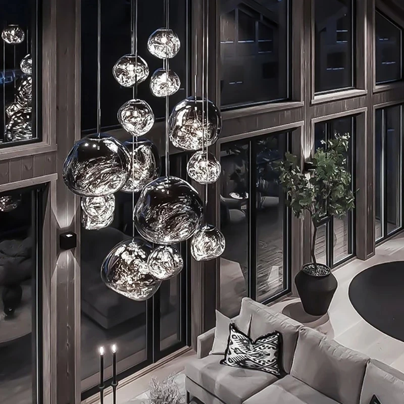 Creative LED Glass Pendant Lights Lava Decoration Room Decor Bedroom Lighting Living Room Ceiling lamp Dining Room Chandelier
Creative LED Glass Pendant Lights Lava Decoration Room Decor Bedroom Lighting Living Room Ceiling lamp Dining Room Chandelier