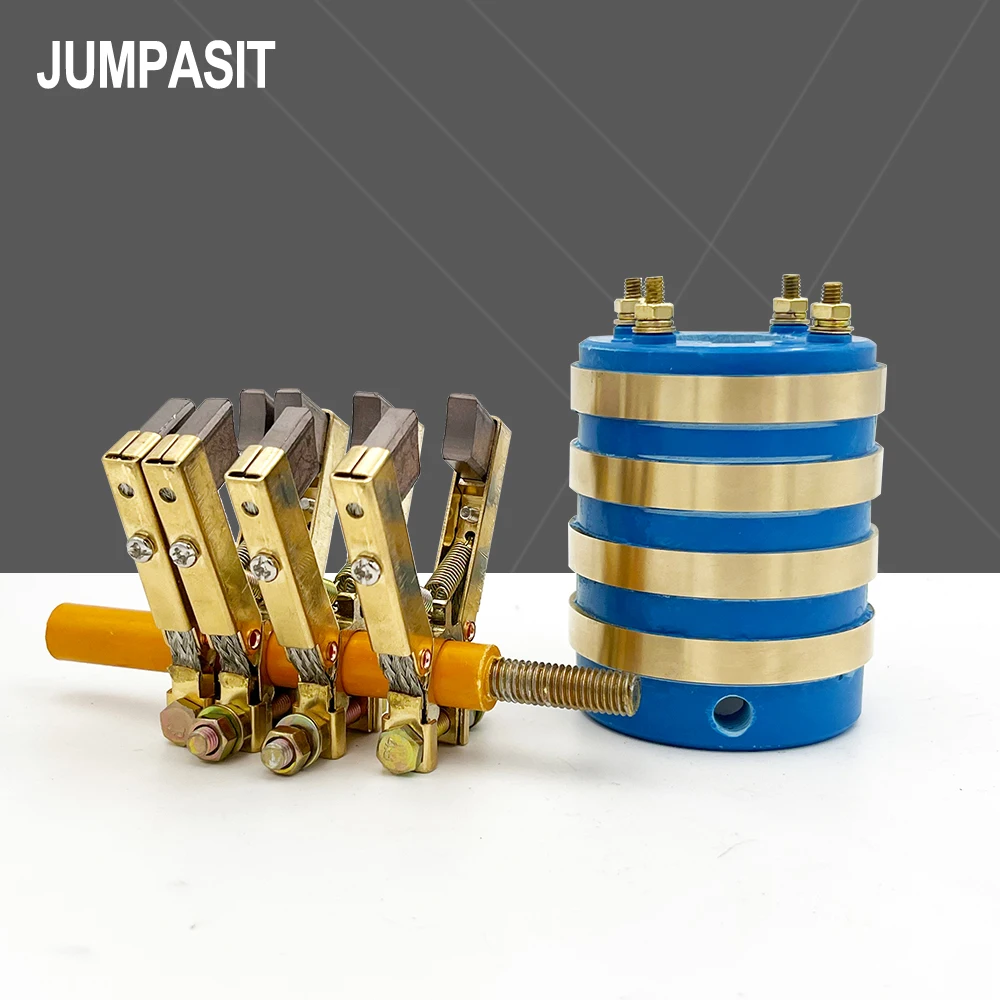 Jumpasit 25x60x75-4 Rotary Conductive Slip Ring Copper Rings Collector Union Carbon Brush 4 Channels
Jumpasit 25x60x75-4 Rotary Conductive Slip Ring Copper Rings Collector Union Carbon Brush 4 Channels