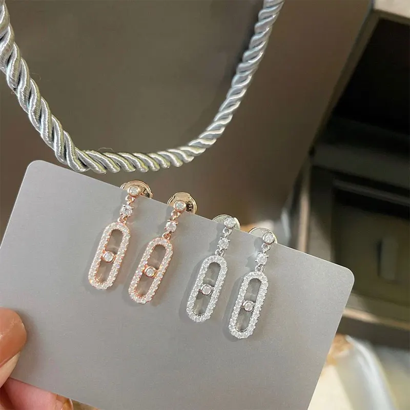 Original fashion 925 Sterling Silver Zircon Earrings women's luxury jewelry earrings Wedding Party Jewelry
Original fashion 925 Sterling Silver Zircon Earrings women's luxury jewelry earrings Wedding Party Jewelry