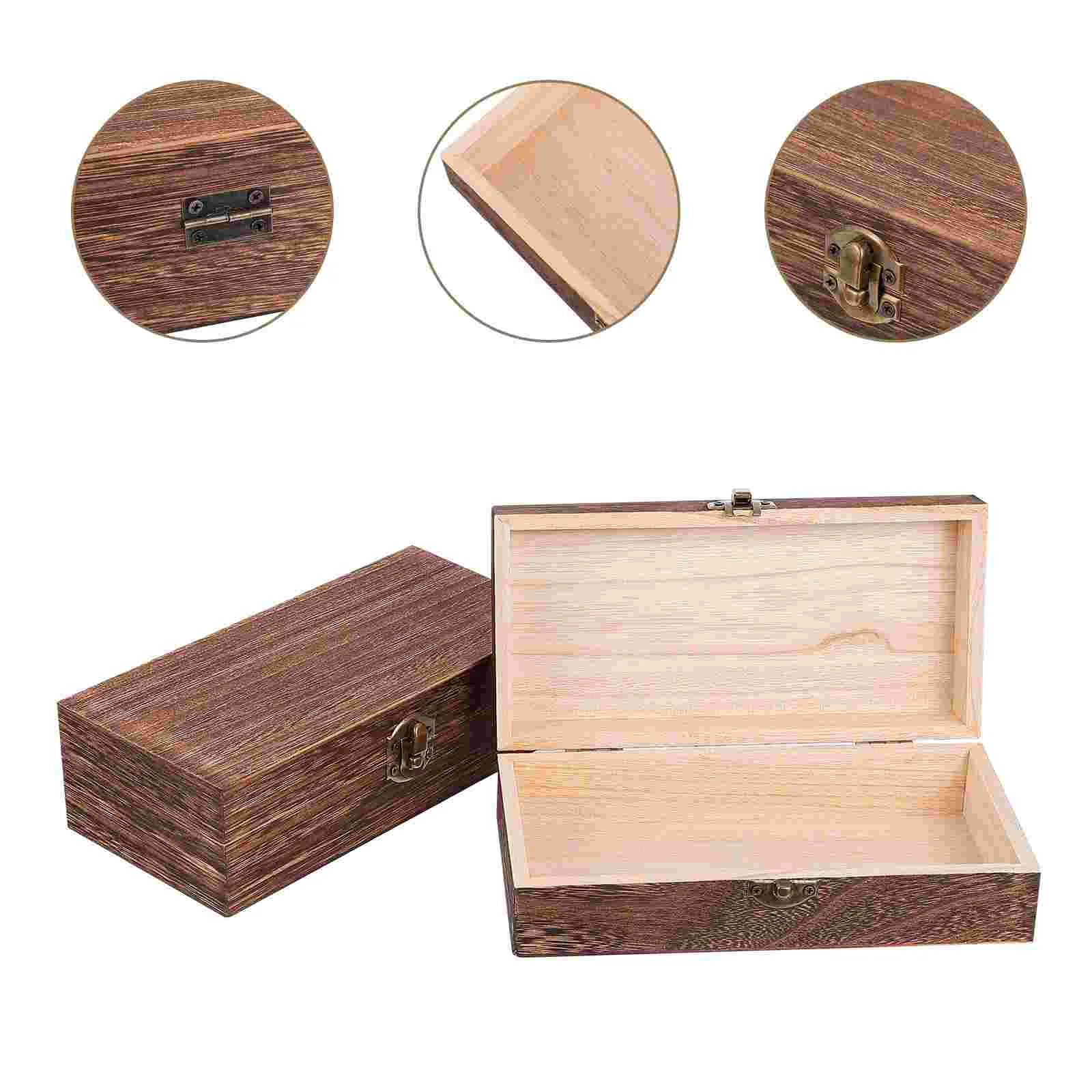 Box Wooden Storage Wood Boxes Jewelry Keepsake Fordecorative Treasure Gift Lid Craft Unfinished Hinged Memory 
Box Wooden Storage Wood Boxes Jewelry Keepsake Fordecorative Treasure Gift Lid Craft Unfinished Hinged Memory