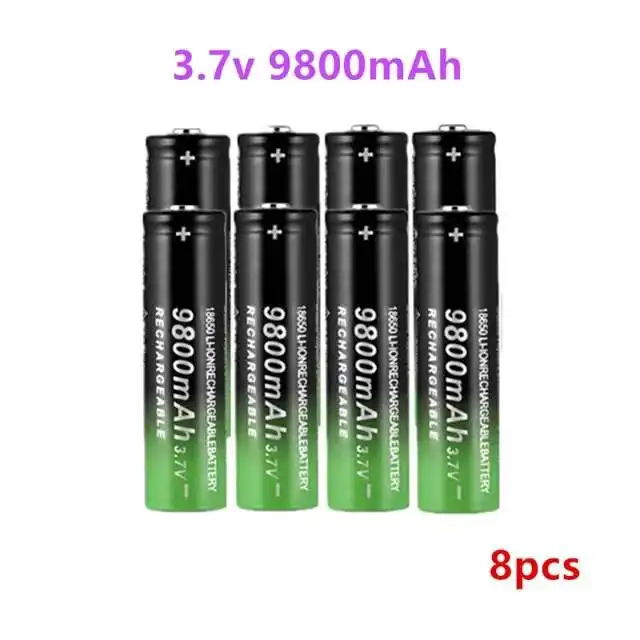 100% New 18650 Battery High Quality 9800mAh 3.7V 18650 Li-ion batteries Rechargeable Battery For Flashlight Torch+ Free shipping 
100% New 18650 Battery High Quality 9800mAh 3.7V 18650 Li-ion batteries Rechargeable Battery For Flashlight Torch+ Free shipping
